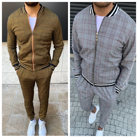 mens tracksuit set designer