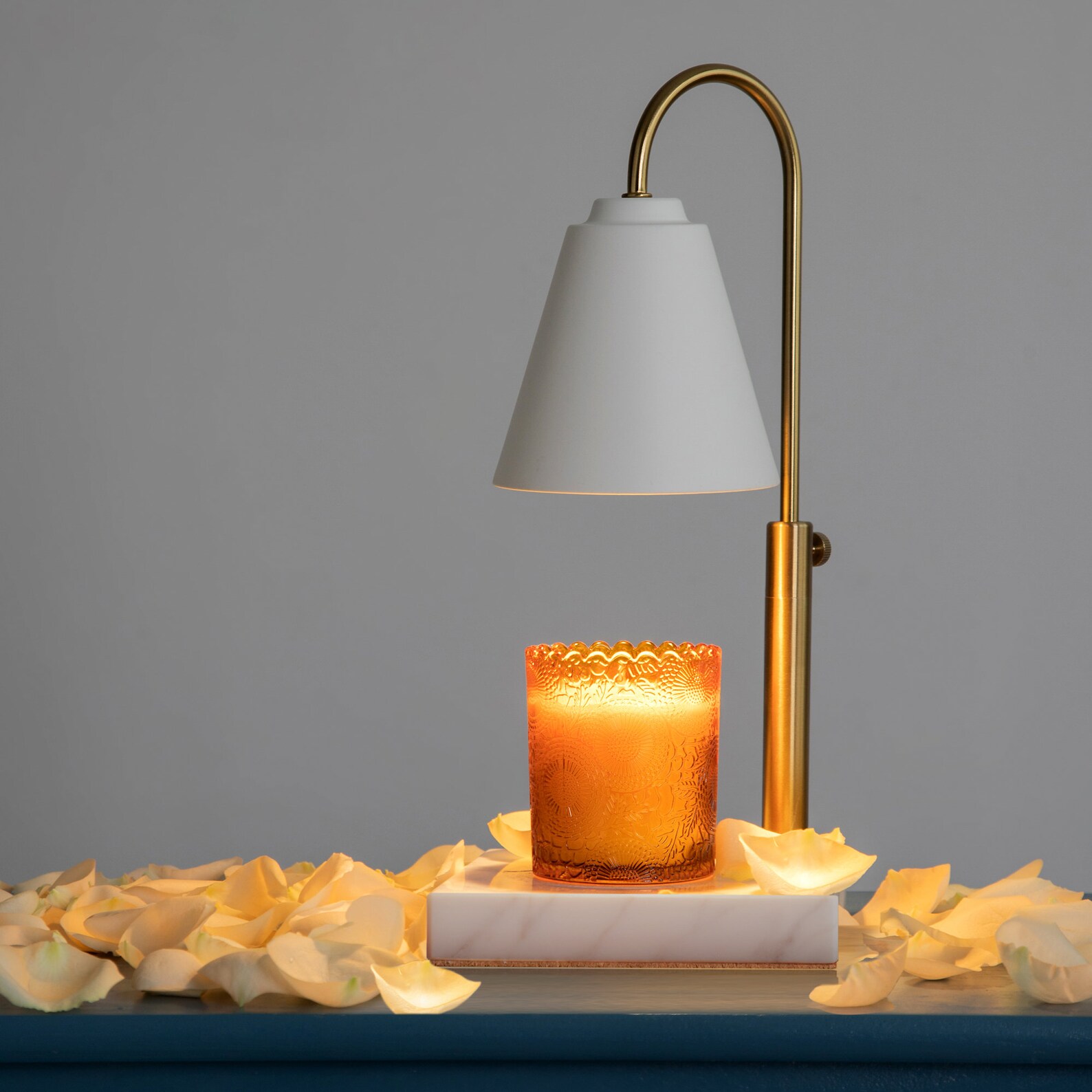 LUXGARDEN Electric Candle Warmer Lamp With Timer, Candle Warmer Light