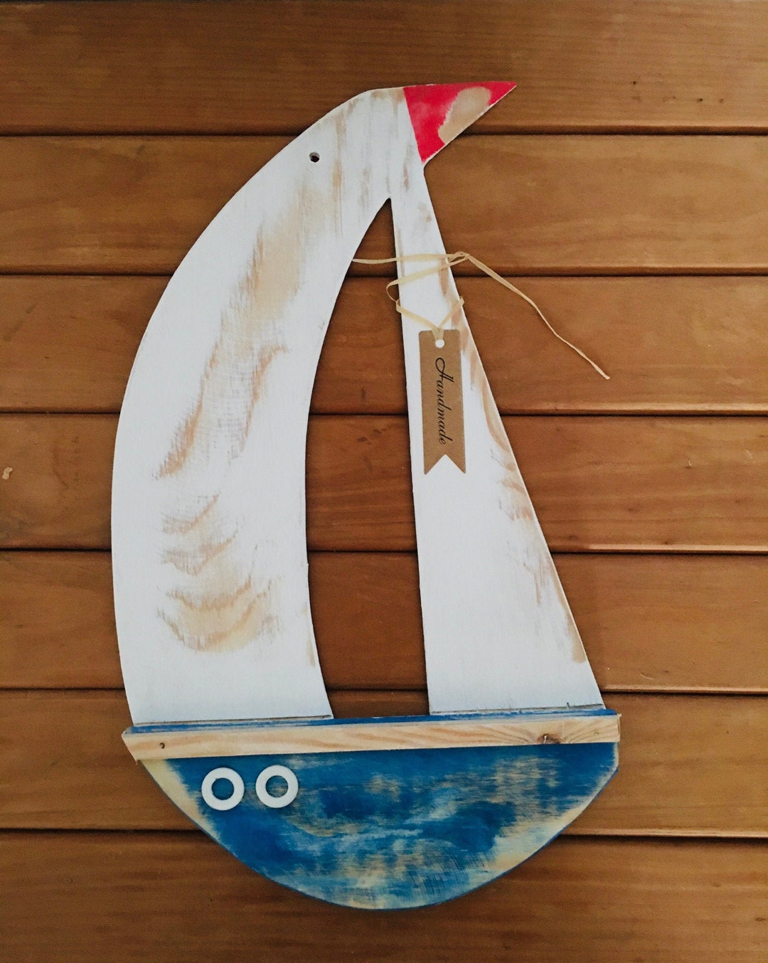 Wooden Boat Wall Decor Etsy