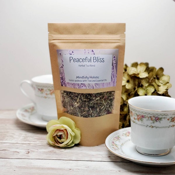 Peaceful Bliss Loose Leaf Tea, Tea For Relaxation, Blissful Tea, Peaceful Tea