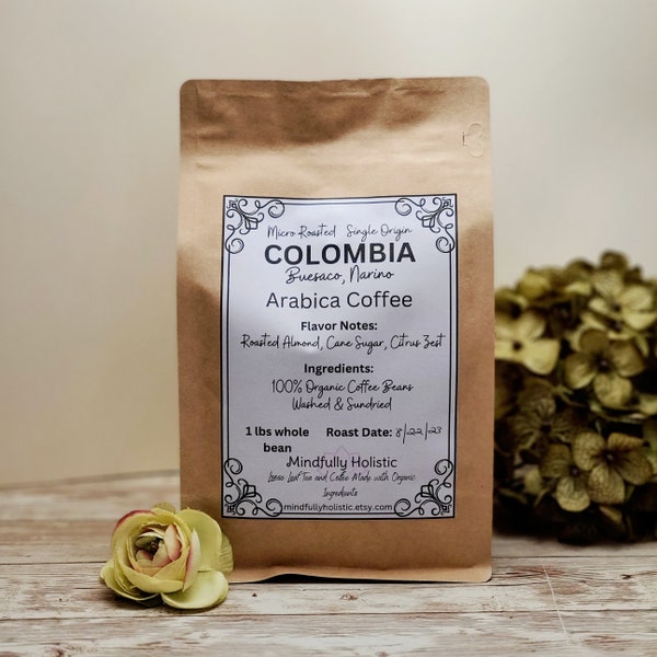 Fresh Roasted Coffee, Organic Coffee, Colombia Coffee, Whole Bean Coffee, Espresso, Pour Over, Ground Coffee