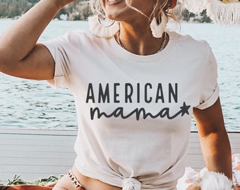 American Mama 4th of July SVG: Patriotic Design Files (Digital Download)