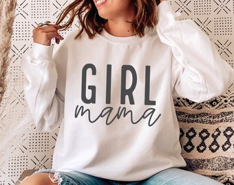 Girl Mama SVG: Mom Shirt Design, Cricut Cut File (Digital Download)