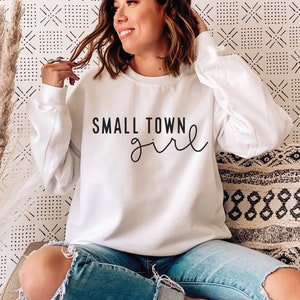 Small Town Girl SVG: positief tienershirtontwerp (digitale download)