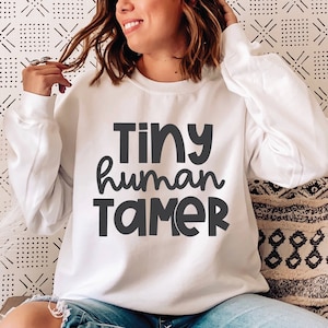 Funny Teacher SVG: Tiny Human Tamer Design (Commercial Use)