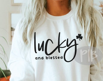 St Patricks Day Lucky Shamrock SVG: Funny St Patty's Design (Digital Download)