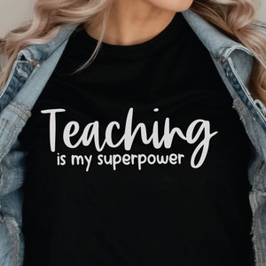 Lehren ist meine Superkraft SVG-PNG-Dateien, Zurück in der Schule