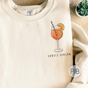 Spritz PNG para camiseta, diseño de sublimación de cóctel, bebida de verano PNG, gráfico de camiseta de brunch, viaje de chicas PNG