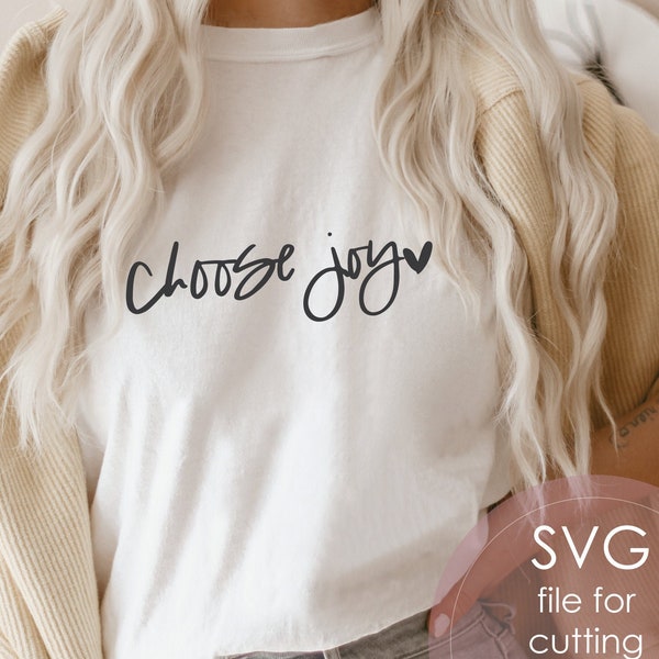 Religious Svg | Choose Joy Svg | Christian | Happiness | Bible Verse, Faith, Inspirational Sublimation | Svg Files For Cricut