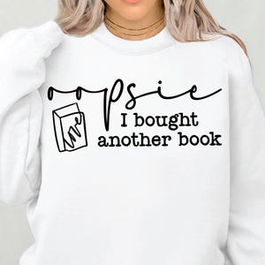 SVG divertido para amantes de los libros: Diseño con frase sobre la lectura (descarga digital)