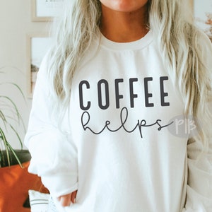 Café svg, Adicto al café SVG, Café ayuda a svg, Amante del café divertido svg, Amigos svg, Archivo cortado para Cricut, Archivo de corte digital, PNG