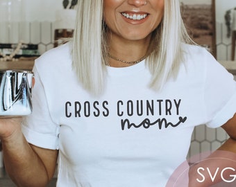 Cross Country Mom SVG: Runner Mom Cut File (Digital Download)
