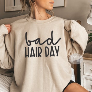 Bad Hair Day SVG, Girl Power, Donne Forti in formato SVG, Divertente SVG, Sassy SVG, Teen in formato SVG, Mamma Forte in formato SVG, Download Digitale