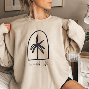 Island Life svg, vakantie svg, Beach Vibes SVG, palmboom svg, PNG-sublimatie, svg-bestanden voor Cricut, strand svg voor shirts, strand svg-bestanden