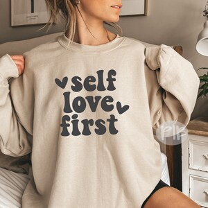 Selbstliebe erste SVG, Girl Power, Liebe svg, starke Frauen SVG, Mom SVG png, Boho svg, Teen svg, Boss Babe svg, Digital Download