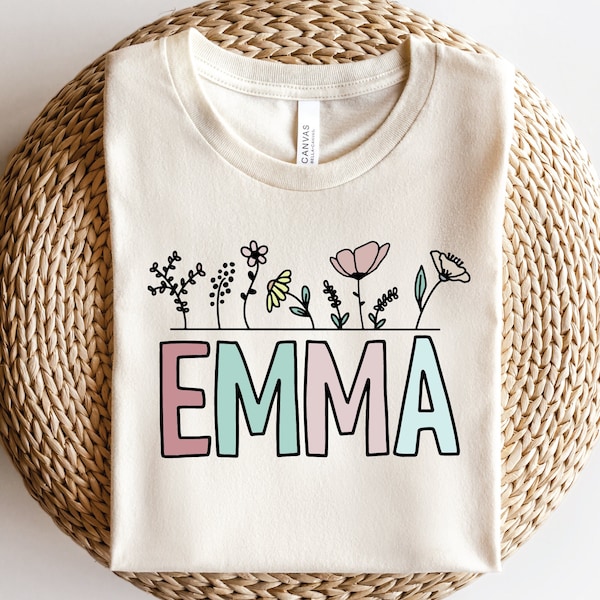 Emma PNG Clip Art, Kid Shirt PNG, Sublimation Design Download, Boy, Girl, Kid, Mama Sublimation PNG File, Screen Print, Digital Download