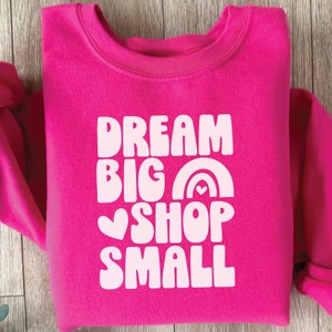 Small Business SVG, Dream Big Svg, Shop kleine Svg Cut-bestanden, Business Mom Svg, motiverende SVG, Instant Download Png, Cricut svg