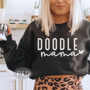 Doodle Mama SVG PNG / Labradoodle Svg / Perro mamá Svg / Sublimación / Cortar archivos para Cricut
