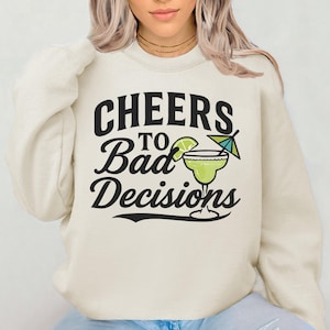 Camiseta divertida de despedida de soltera (Png), ¡Saludos por las malas decisiones!, Camiseta de viaje de chicas (Png), Archivo de diseño de sublimación, Descarga digital