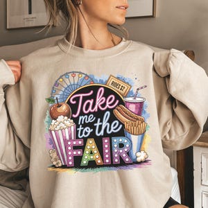Take Me to the Fair PNG: County Fair Design (Digital Download)