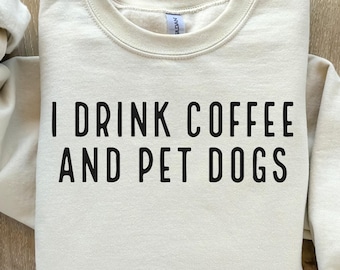 Dogs and Coffee SVG PNG, Funny Dog Lover Coffee Quote Design