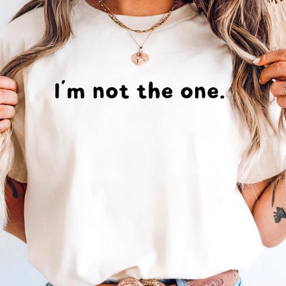 Sarcastic Introvert SVG I'm Not The One Quote, Funny Boundaries Shirt PNG