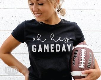 Oh Hey Gameday SVG PNG: Football Season Design (Digital Cut File)