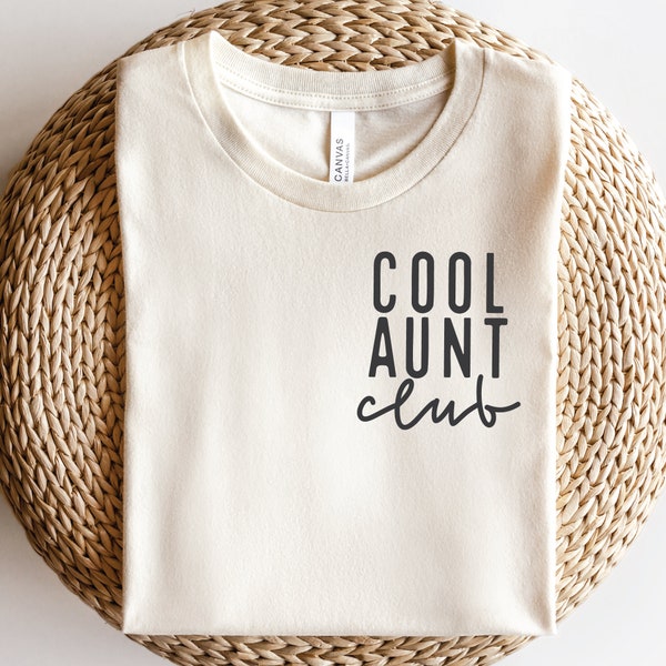 Cool Aunt Club SVG PNG | Mother's Day Svg | Aunt T-Shirt Gift | Sublimation | Cut File For Cricut