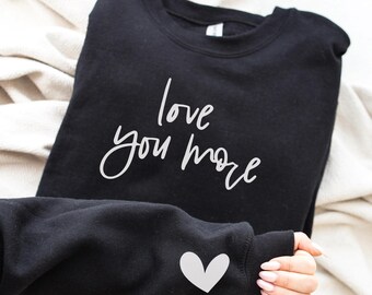 Love You More SVG: Valentine's Day Heart Design (Digital Download)