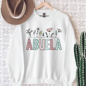 Abuela PNG, Español, Abuela PNG, Archivo de Sublimación, Mamá PNG, Regalo del Día de la Madre, Camiseta de la abuela, Transferencia de serigrafía, Descarga Digital