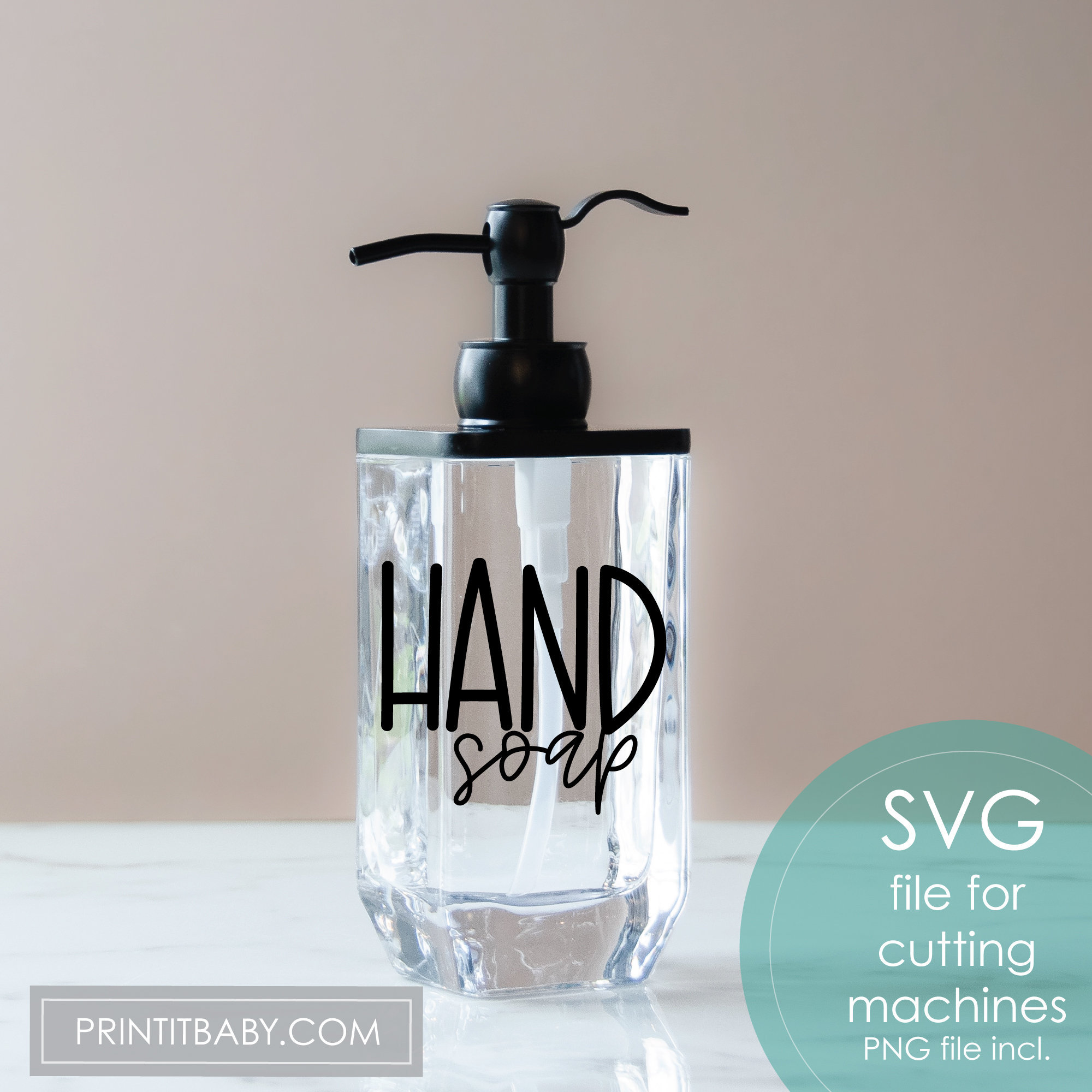 Hand And Dish Soap SVG Cut File Kitchen Soap Dispenser svg Etsy
