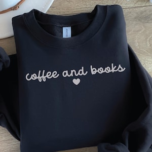 Coffee and Books SVG: Book Lover Shirt Design (Digital Download)