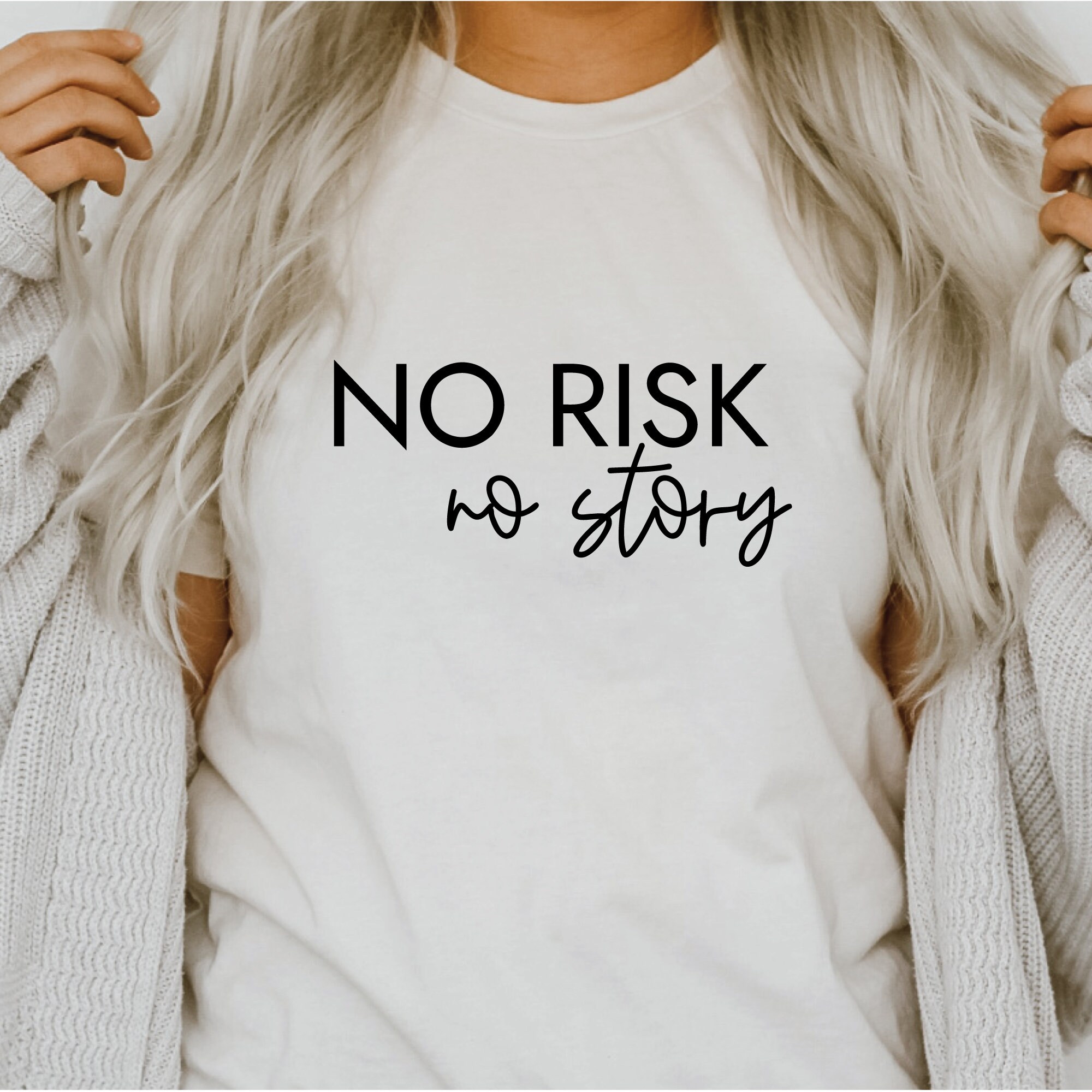 Small Business Svg Png, No Risk, No Story SVG, Feminist svg, Motivation Quote, Girl Power svg, Mom Svg, Sublimation, Cricut Cut File