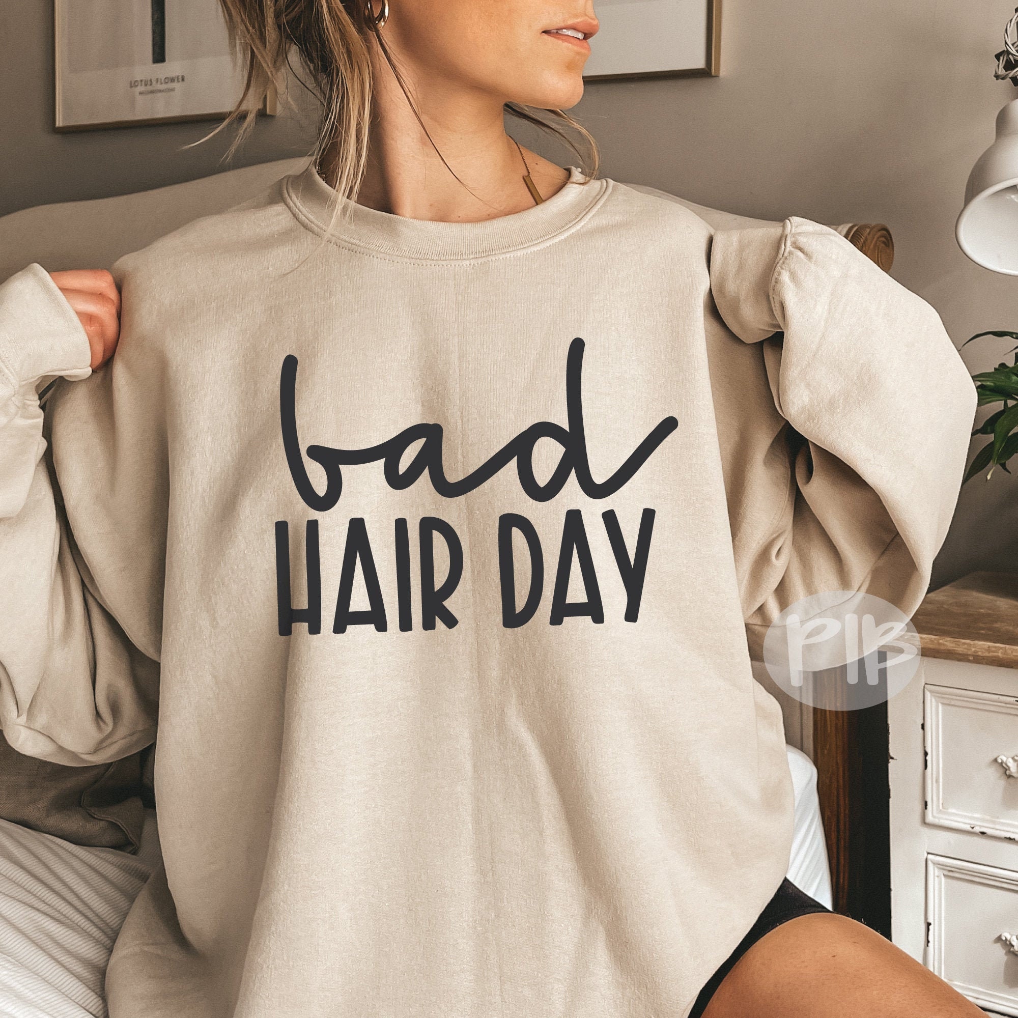 Bad Hair Day SVG: Funny Sassy Girl Power Design (Digital Download)