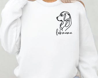 Chocolate Lab Mama Svg | Dog Mom Png | Digital Cut File | Cut File ...
