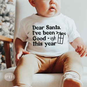 Camicia di Natale per bambini SVG PNG / Caro Babbo Natale Ornamento Svg / Camicia divertente per le vacanze SVG / Retro Natale Svg / Sublimazione / Cricut