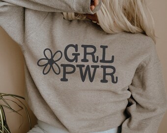 Girl Power SVG PNG: Grl Pwr, Motivational Cut File (Digital Download)