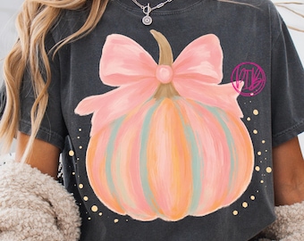 Zucca autunnale pastello PNG: design autunnale boho (download digitale)