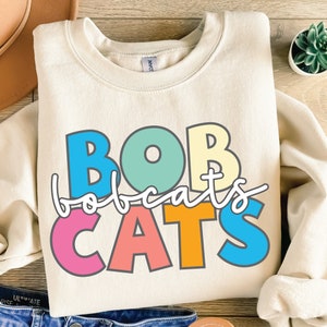 Bobcats Sublimation Design, Bobcats Png, Bobcats Sports Mascot png, Bobcats School png shirt, POD, Screen Print Transfer, Digital Download