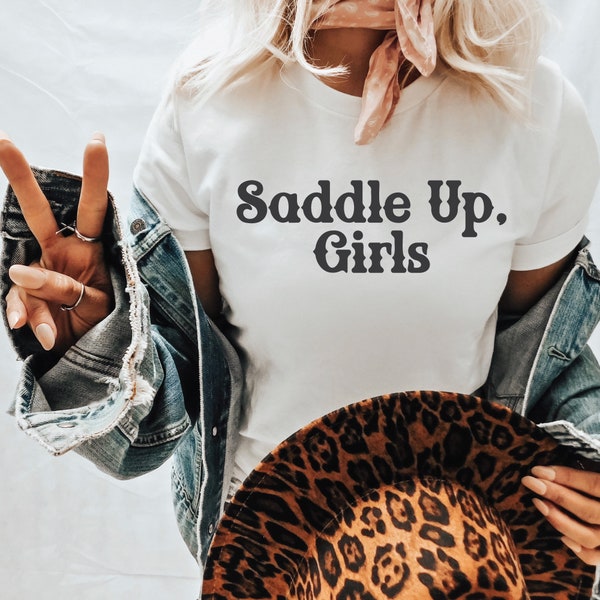 Country Western SVG PNG | Saddle Up, Girls Svg | Cut File For Shirts | Country Music Concert Shirt Svg | Sublimation File | Cricut