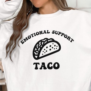 Emotionele steun Taco Svg Png grappige Taco SVG digitale download Taco Clipart Instant Download