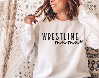 Wrestling Mom SVG: Mama Sports Design (Digital Cut File)