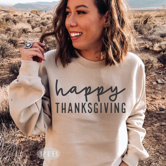 Happy Thanksgiving SVG Cut File: Autumn Shirt Design (Digital Download)