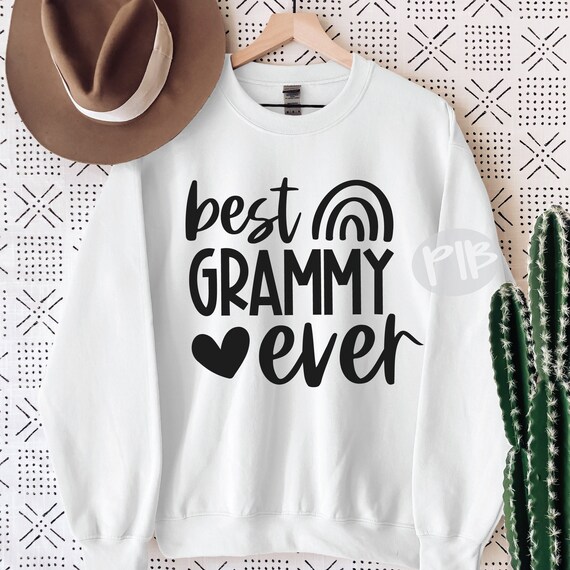 ARTECE "Gammy" Sweatshirt For Grandma - Cotton Blend Crewneck Pullover With Heart Graphic, Green, Medium - View #10