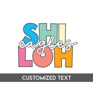 Custom Team Mascot PNG: School Spirit Design (Digital Download)
