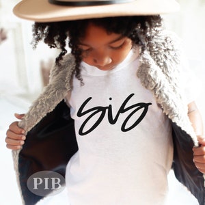 Zuster Svg | Sis-sublimatie | Grote zus | Shirt Little Sister | Populaire SVG voor Cricut