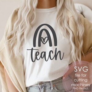 Teach svg, Back To School, Bester Lehrer svg, Lehrer Wertschätzung, Lehrer Shirt svg, Lehrer Geschenk, geboren zu unterrichten, Cut Files Cricut