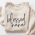 Blessed Nana SVG PNG: Grandmother Gift, Family Wall Art (Digital Download)