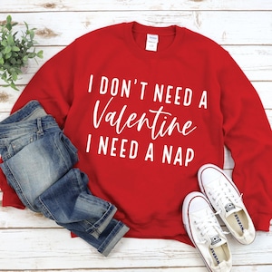 Funny Valentine&#39;s Day SVG: I Need A Nap Cut File (Digital Download)