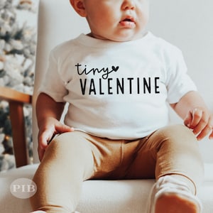 Tiny Valentine SVG PNG | Valentine's Day Kid Shirt Svg | Baby Valentine | Heart | Sublimation | Cut File For Cricut